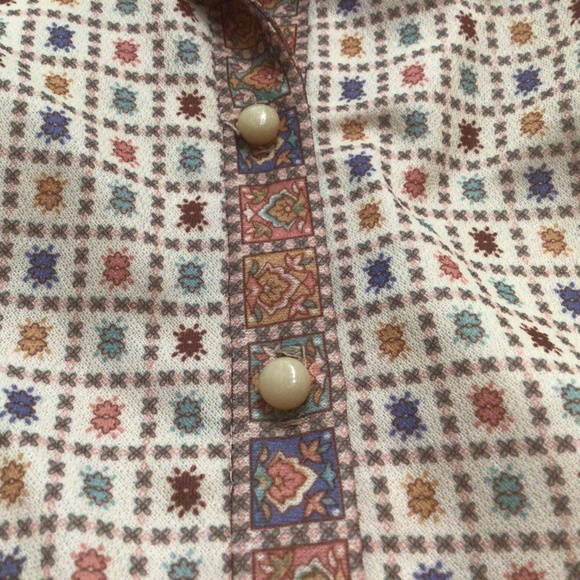 Vintage Lady Menidel of Distinction tie belt dress. Size 10 - Picture 10 of 10